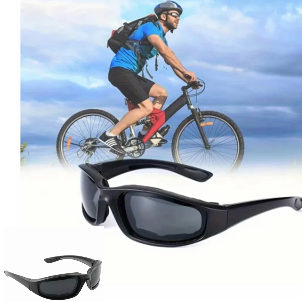 Очки Унисекс Для Езды На Мотоцикле Ветрозащитные Пылезащитные Защитные