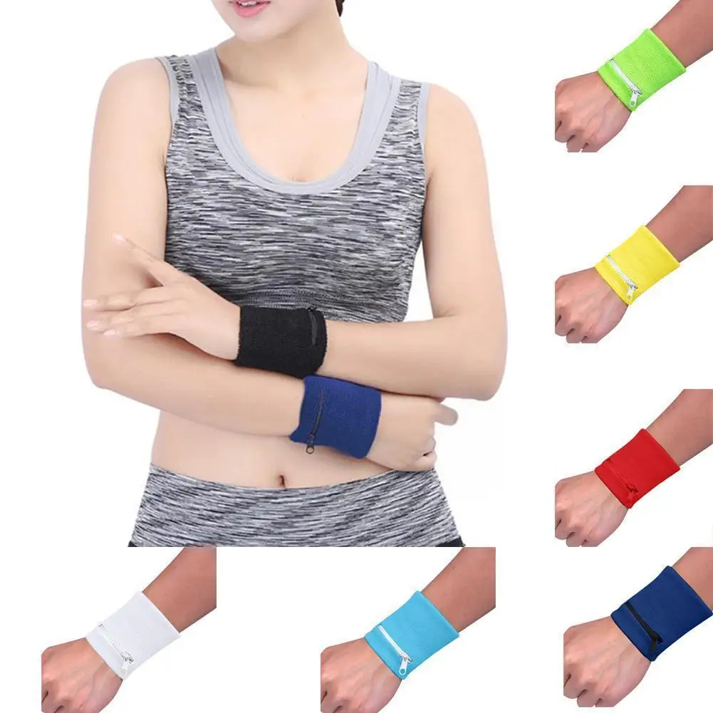 

Zipper Wrist Wallet Pouch Band Zipper For Running Travel Gym Cycling Safe Key Card Sport Bag Storage Comfortable For Runnin F7U0