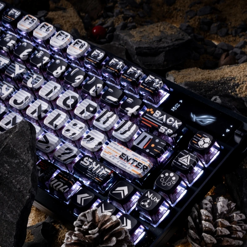 Колпачки для клавиш MiFuny с азбукой Морзе профиль ASA колпачки ключей из ПБТ подарка