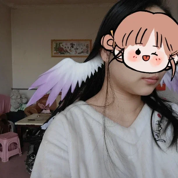 Honkai: Star Rail Wings Последний воскресенье Косплей Робин Cos Крыло Головной убор Mr. Sunday