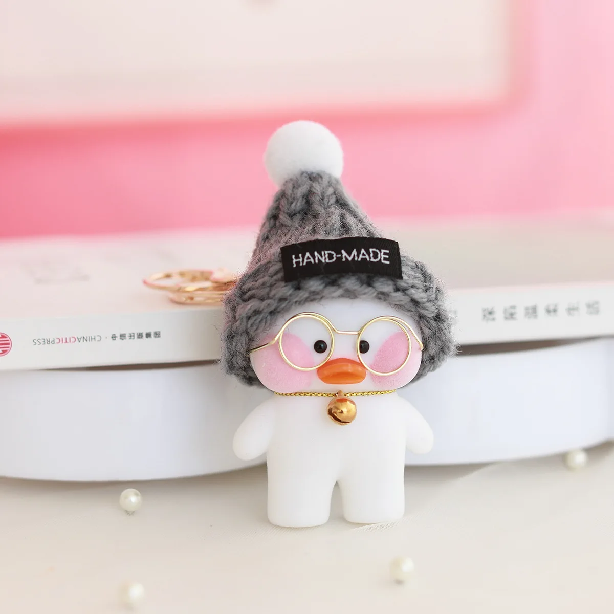 10 см Lalafanfan прекрасный брелок-подвеска игрушка Kawaii Cafe мини-желтая утка фигурка