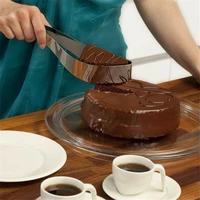 stainless steel cake pie slicer server cake cutters cookie fondant dessert tools kitchen gadget baking accessories cake knife