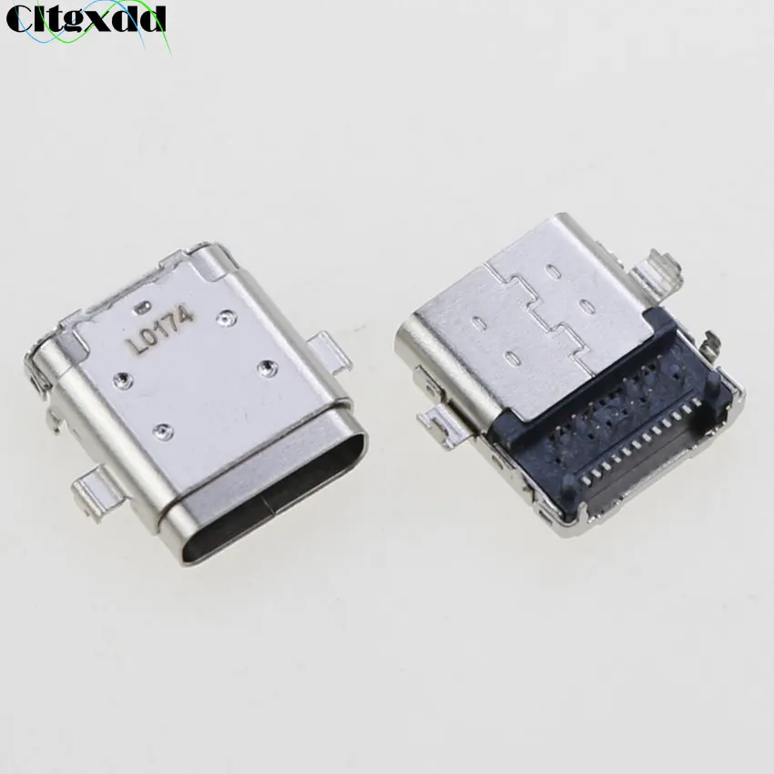 

Cltgxdd 1 шт. USB Тип C 24 P гнездовой разъем 24-контактный порт для зарядки ноутбука Тип C задний разъем интерфейс передачи данных