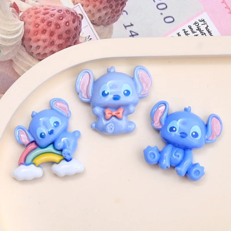 100 шт. декоративные кабошоны из смолы для волос