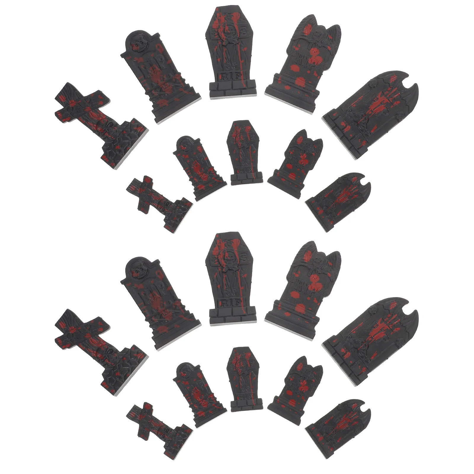 10 шт. череп надгробие украшение Хэллоуин модель кладбище надувной