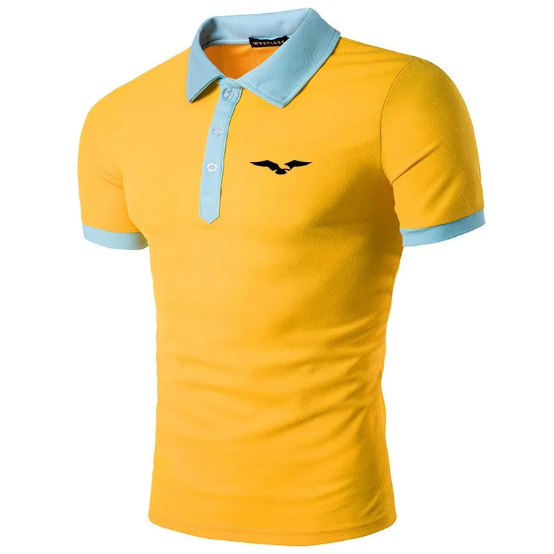 

New Summer Short Sleeve Polo Men's Slim Fashion Business T-Shirt