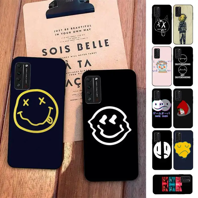 

Sad Boy Happy Face Phone Case for Huawei Honor 10 i 8X C 5A 20 9 10 30 lite pro Voew 10 20 V30
