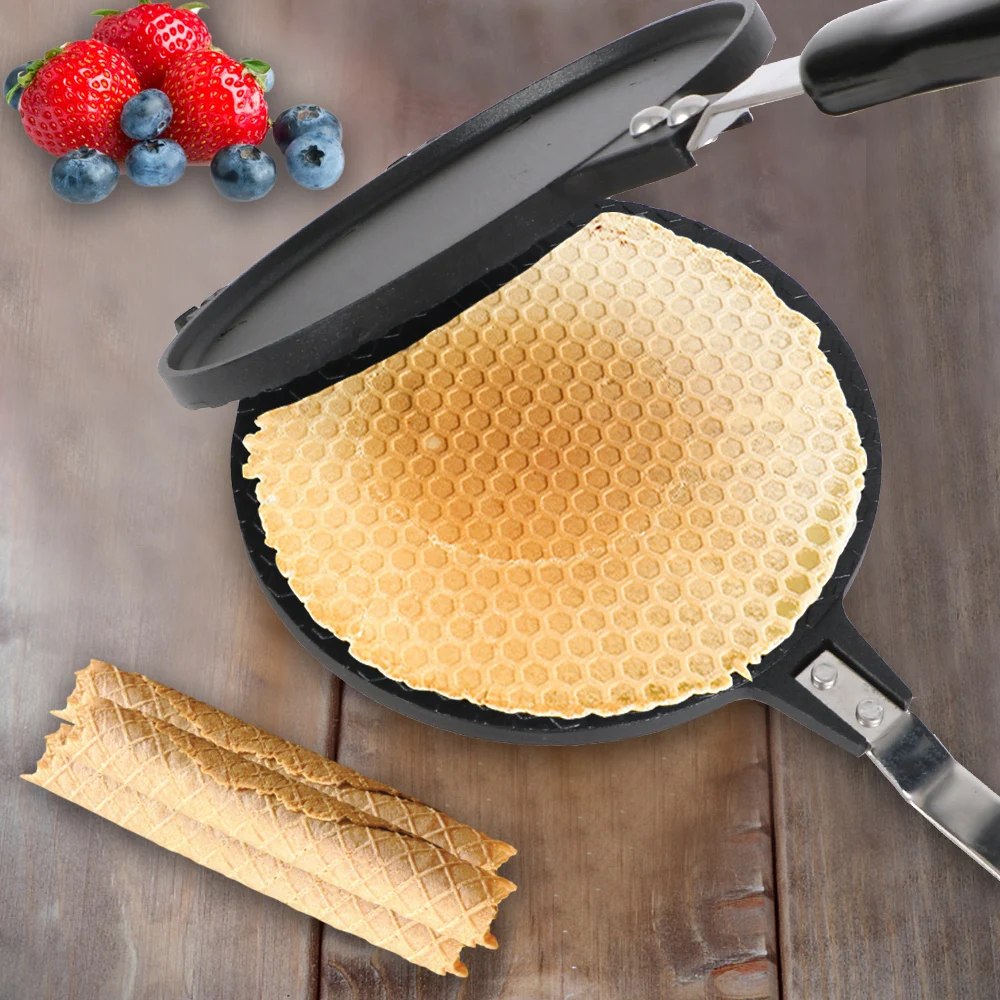 

Egg Roll Baking Pan Ice Cream Cone Maker Bakeware Waffles for The Baking Pan Cake Non-Stick Omelet Mold