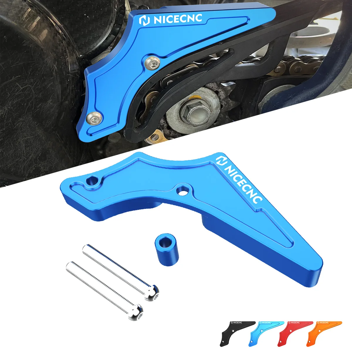 

CNC for Husqvarna TE TX TC 250 300 TEI 250I 300I 2017-2022 2023 Motorcycle 2T Case Saver Cover Sprocket Chain Guard Protector