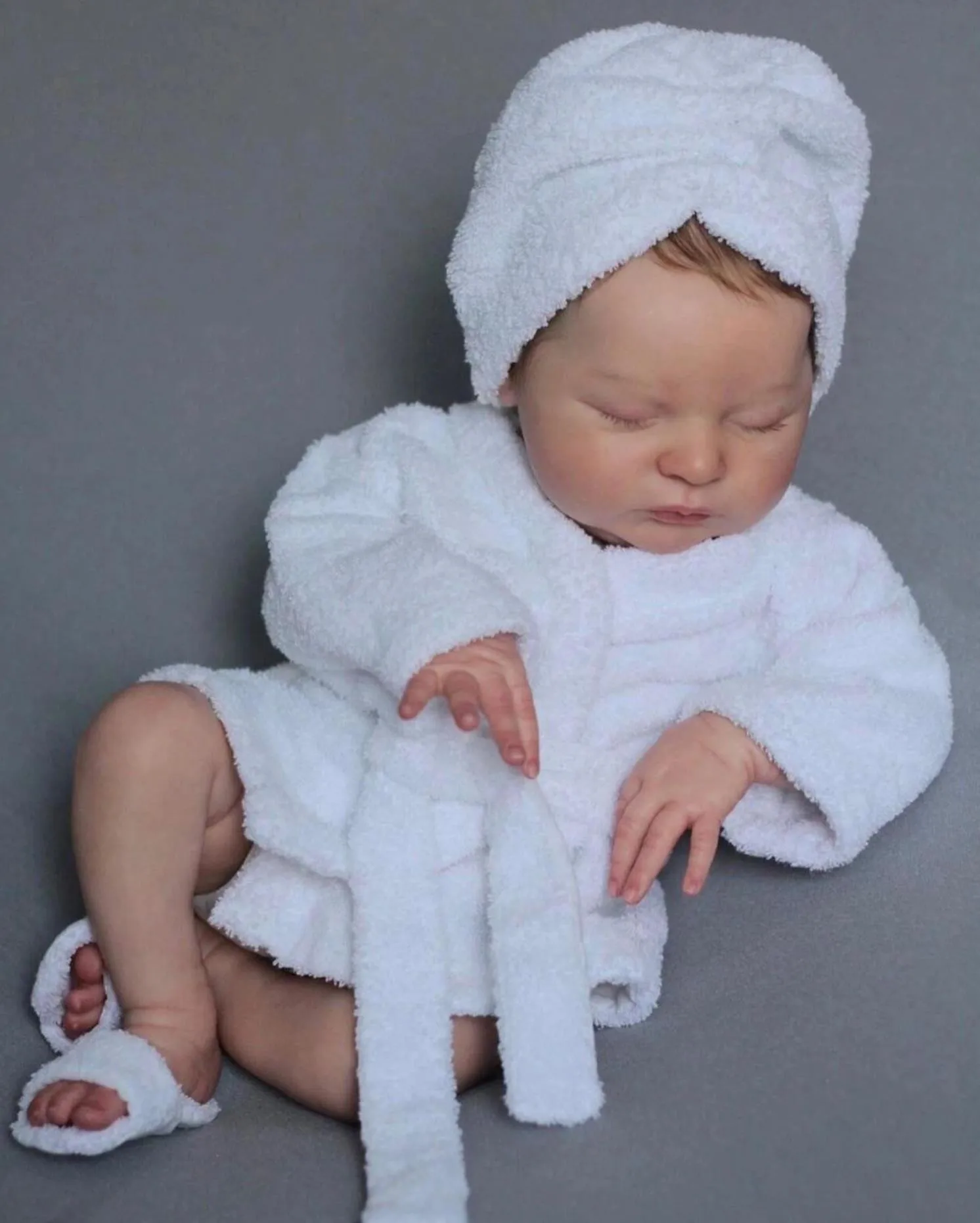 Мягкая силиконовая кукла-реборн для сна 50 см