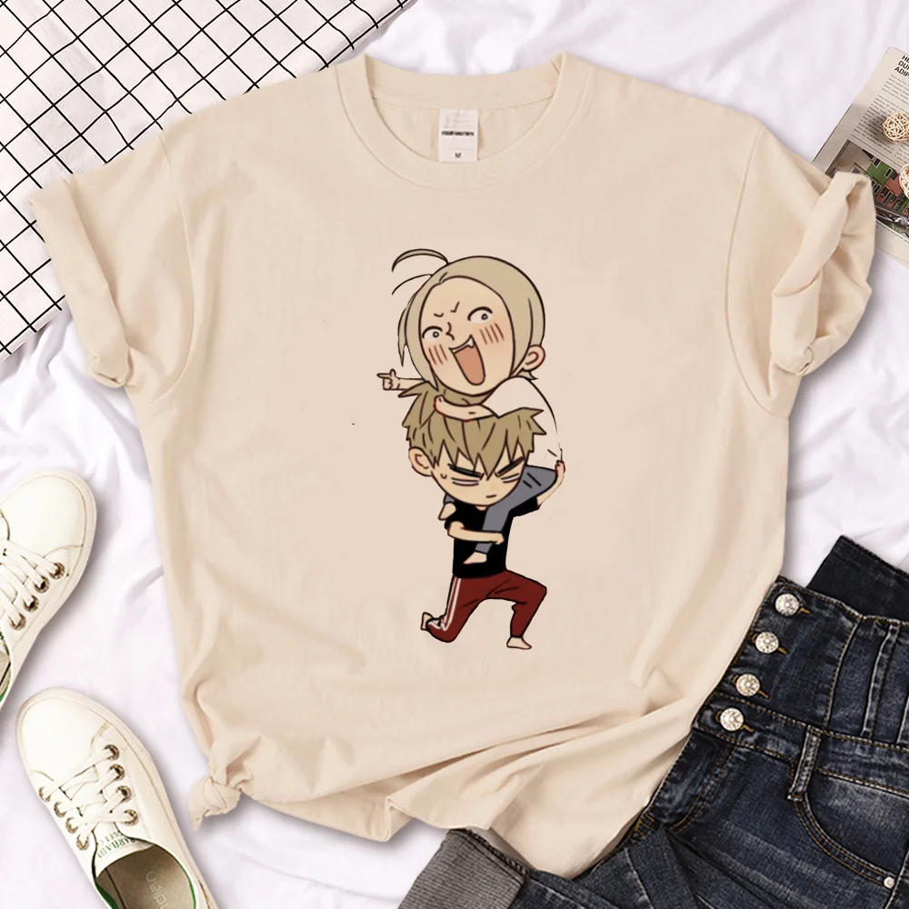 

19 Days Once Jian Yi Tee women Japanese top girl manga clothing