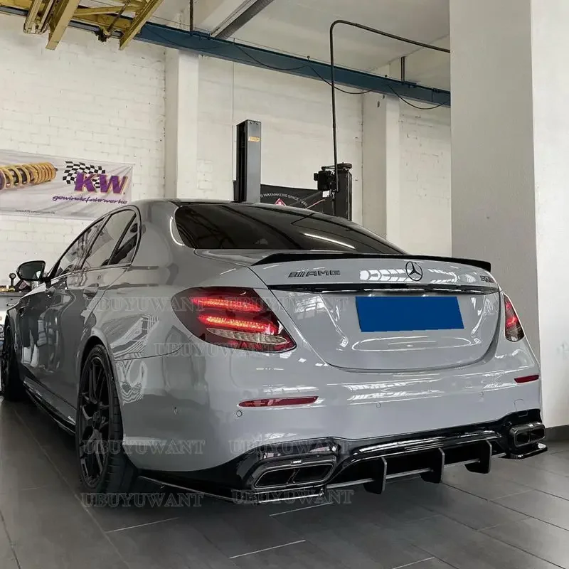 

Спойлер для Mercedes Benz W213 2016 2017 2018 2019-21 E-class E200 E300 E320 E63 спойлер из АБС-пластика для заднего крыла автомобиля