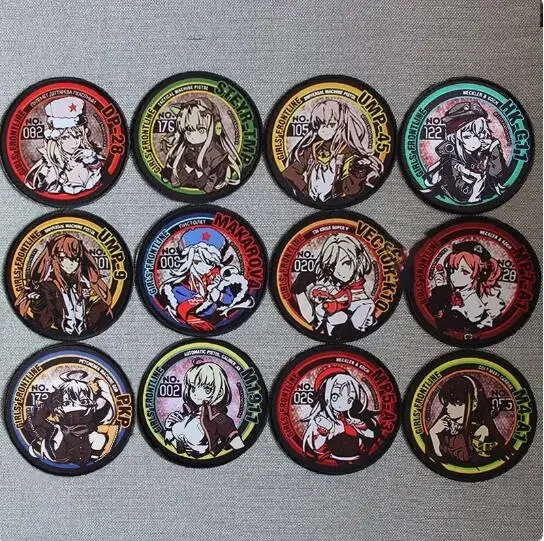 Тактический идентификационный значок на липучке для девушек Gun Girls ACGN с героями