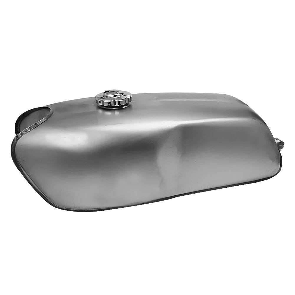 Бензиновый топливный бак для мотоцикла 9L Cafe Racer неокрашенный Универсальный