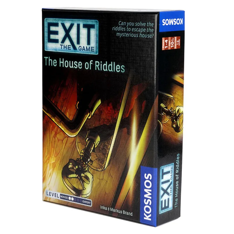 Exit Game The Abandoned Cabin Haunted Roller Coaster Dead Man on Orient Express House of Riddles Card Board