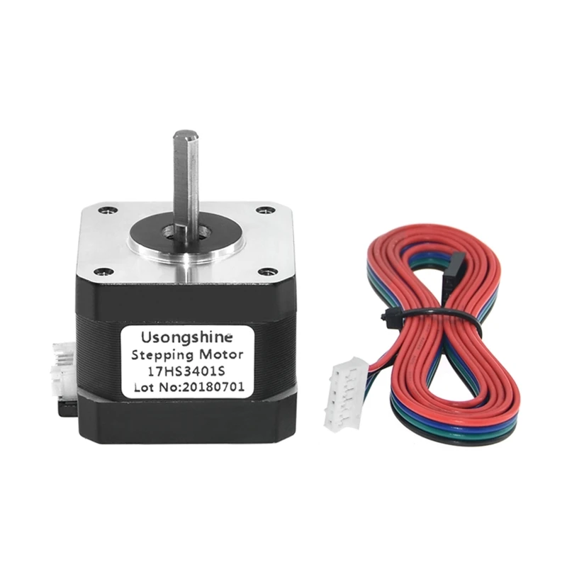 

Step Motor 17HS3401S 42 Stepper Motor Set for 3D Printer CNC Machine Stage Light Drive Motor 3.4W with Dupont-line E8BE
