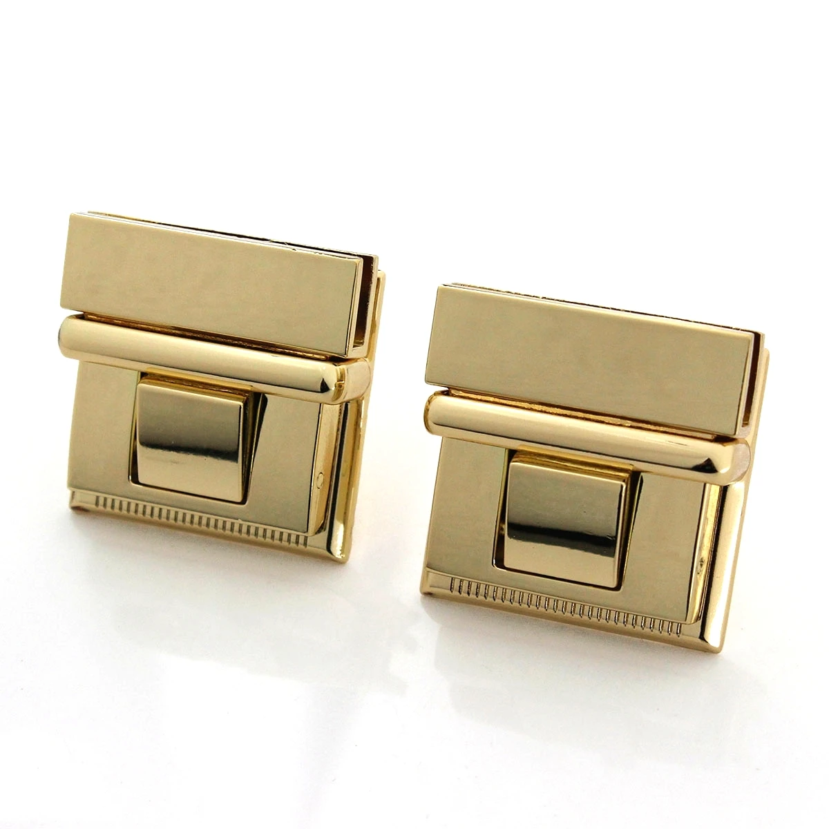 Металлический замок с нажимным замком модный квадратный прочный сделай сам для