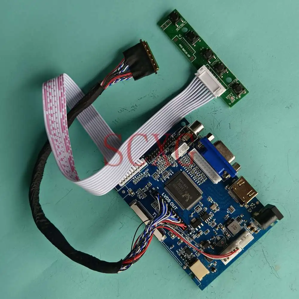 

LCD Screen Controller Board Fit N101L6-L0D Netbook 1024*600 2AV+VGA+HDMI-Compatible 10.1" DIY Kit LVDS 40 Pin