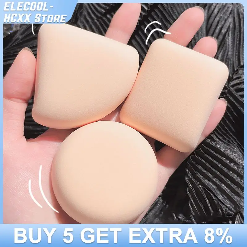 

3 шт., мягкая и милая косметическая губка для нанесения пудры на лицо