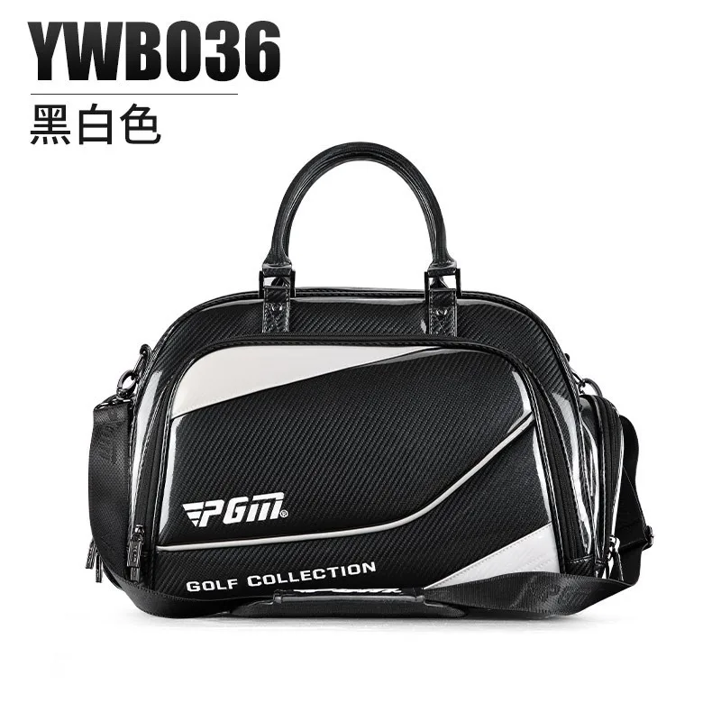 PGM Golf Clothing Bag Men's Waterproof Nylon Clothes Bag Lightweight Travel Ball Bag Tote Bag Large Capacity Independent Shoes