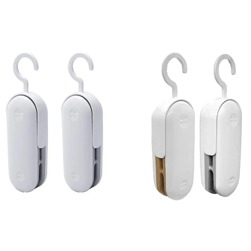 

Hot Mini Bag Sealer, Portable Vacuum Sealer Plastic Bag Sealer, Handheld Food Sealer Heat Seal For Chip Bag & Plastic Bags