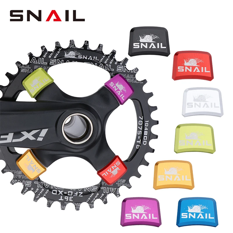

SNAIL Bicycle Chainwheel Screws Aluminum Alloy Single Chainring Bolts For IXF MTB Road Bike Crankset Cycling Accessories