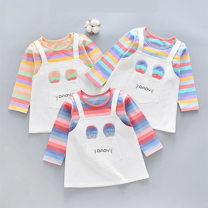 

Spring And Autumn Dress Princess Long Sleeve Girls Dress Knee Length A-line Skirt Suitable For Height80-120cm1-3 Years Old