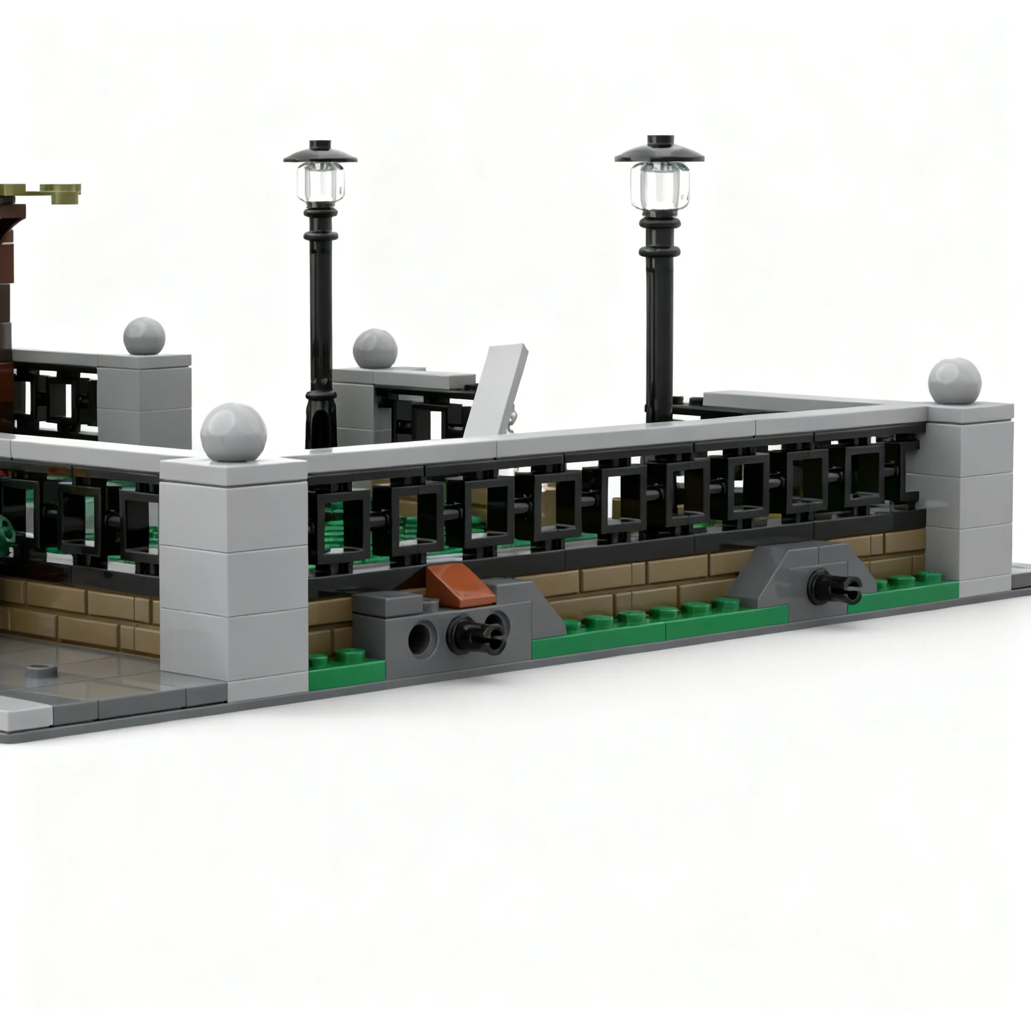 Фото 704 детали MOC, модель Нью-Йоркского Центрального парка, супергерои Марвел, строительные блоки, игрушка для сборки, рождественские подарки, конструктор для самостоятельной сборки. №4