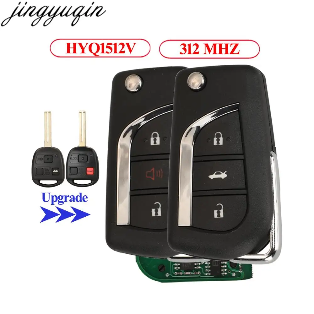 Jingyuqin 3BTN сигнализация для автомобильного ключа с дистанционным управлением 312