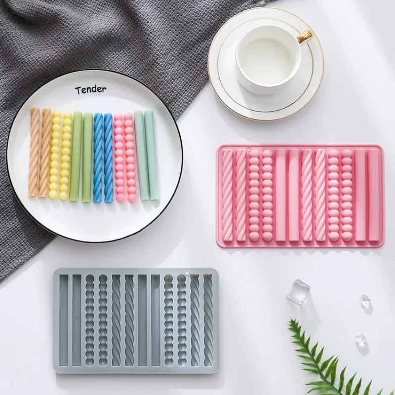 

Силиконовые формы для выпечки, набор из 12 шт., розовый, синий