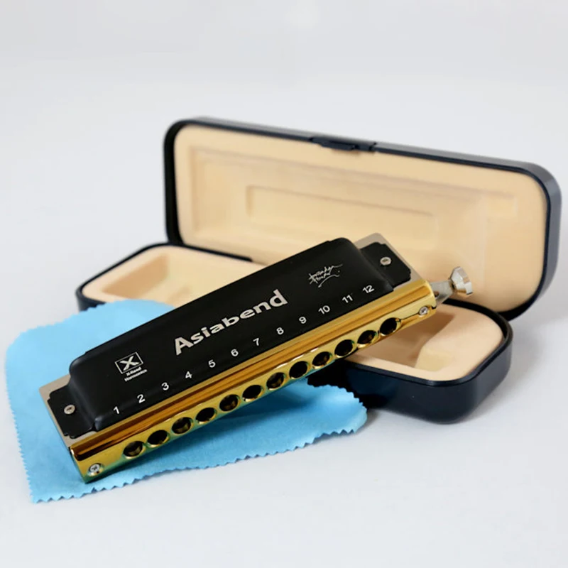

Easttop AsiaBend Harmonica 12 Holes Diatonic Harp Brendan Power Instrumento Mouth Organ Musical Instruments Windwood
