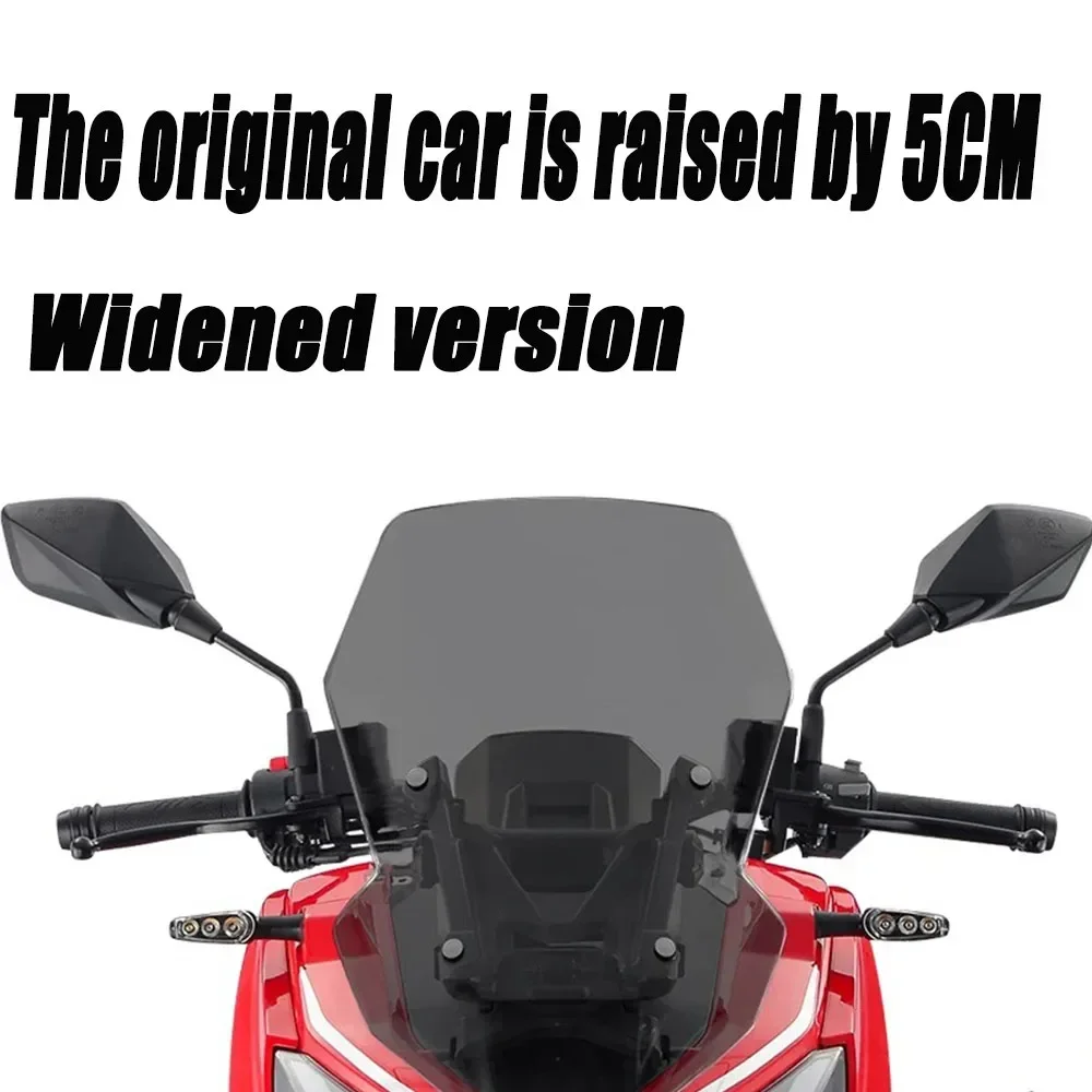 Motorcycle Windshield For QJ Moto MTX125 125MTX MTX 125 Heightened and Widened New Front Fit QJMoto