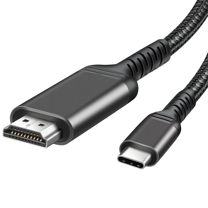 

USB Type-C To HDMI-Compatible 4K 2K @60Hz HD TV Cable 2.0M/6.56Ft