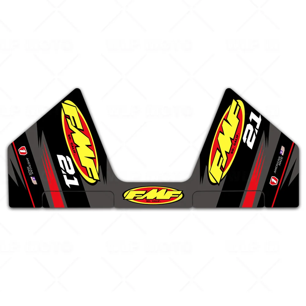 

Наклейка на выхлопную трубу мотоцикла, аксессуары для ремонта мотокросса, виниловая наклейка, водонепроницаемая для гонок FMF TURBINECORE 2,1 FACTORY 4,1