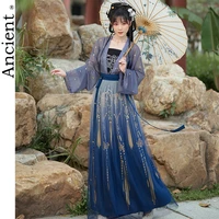 cosplay chinese style traditional hanfu tang dynasty folk dance costumes asian dress fusion hanbok beautiful elegant girl new