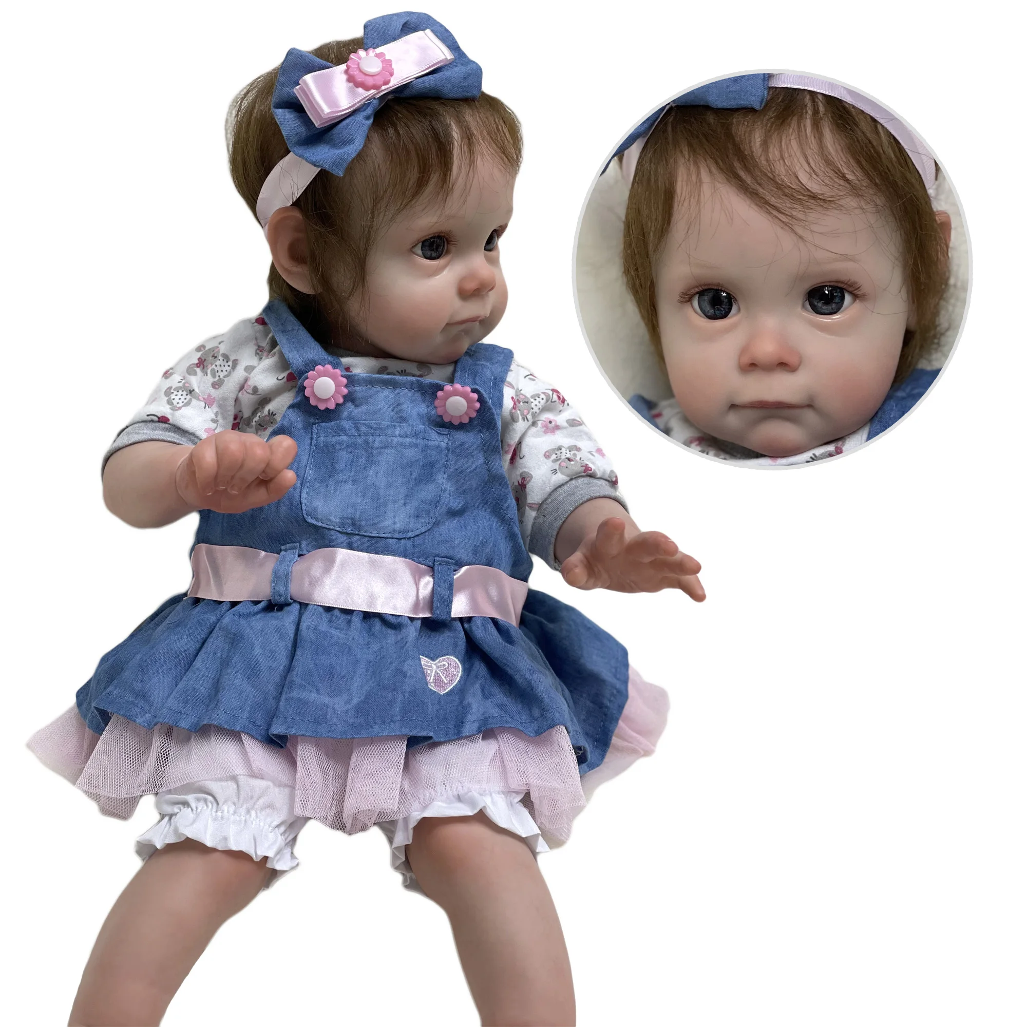 

Children Toy Gift Maggie Toddler Reborn Dolls Handmade Lifelike Reborn Girl Muñecos Reborn Terminados Completos