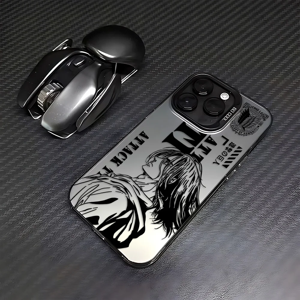 Японский чехол для телефона Attack On Titan Eren с матовым покрытием для iPhone 17, 16, 15, 14 Plus, 13, 12 Mini, 11 Pro Max, акриловый, силиконовый, жесткий чехол (art.: 3920dac8046c9) - 3920dac8046c9