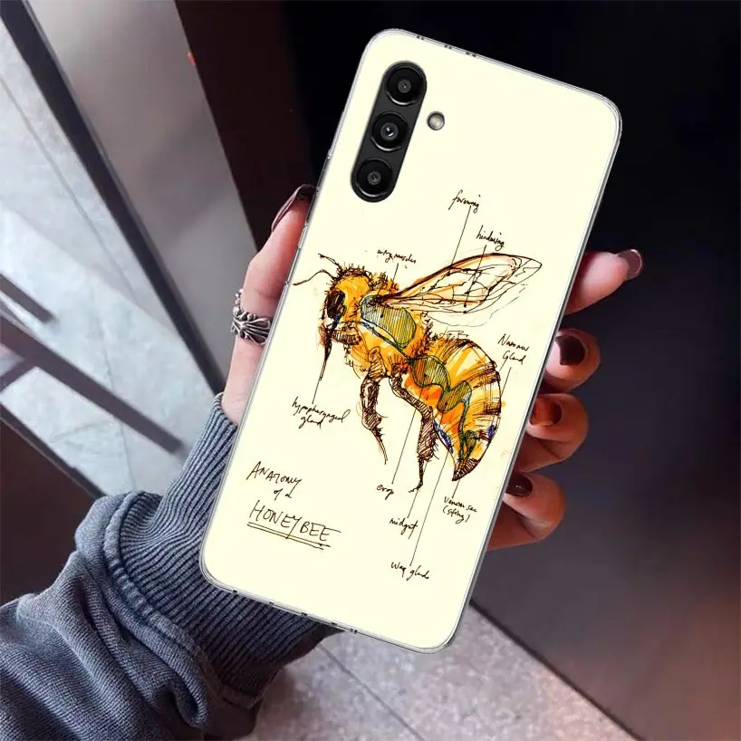 Чехол для телефона Bugs Bees Scientific Decomposition для Samsung Galaxy A17 A16 A15 A14 A13 A56 A55 A54 A53 A36 A35 A34 A33 A26 A25 A24 (art.: 3920d389bb3de) - 3920d389bb3de