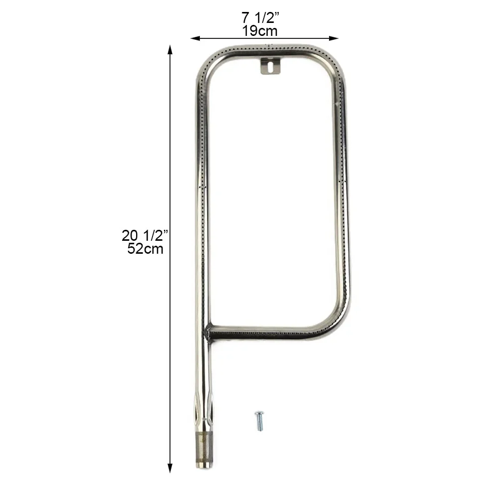 52*19 см 60041/69956/41862 горелка доступа для Weber Q200/Q220/Q2000/Q2200 Серебристая нержавеющая