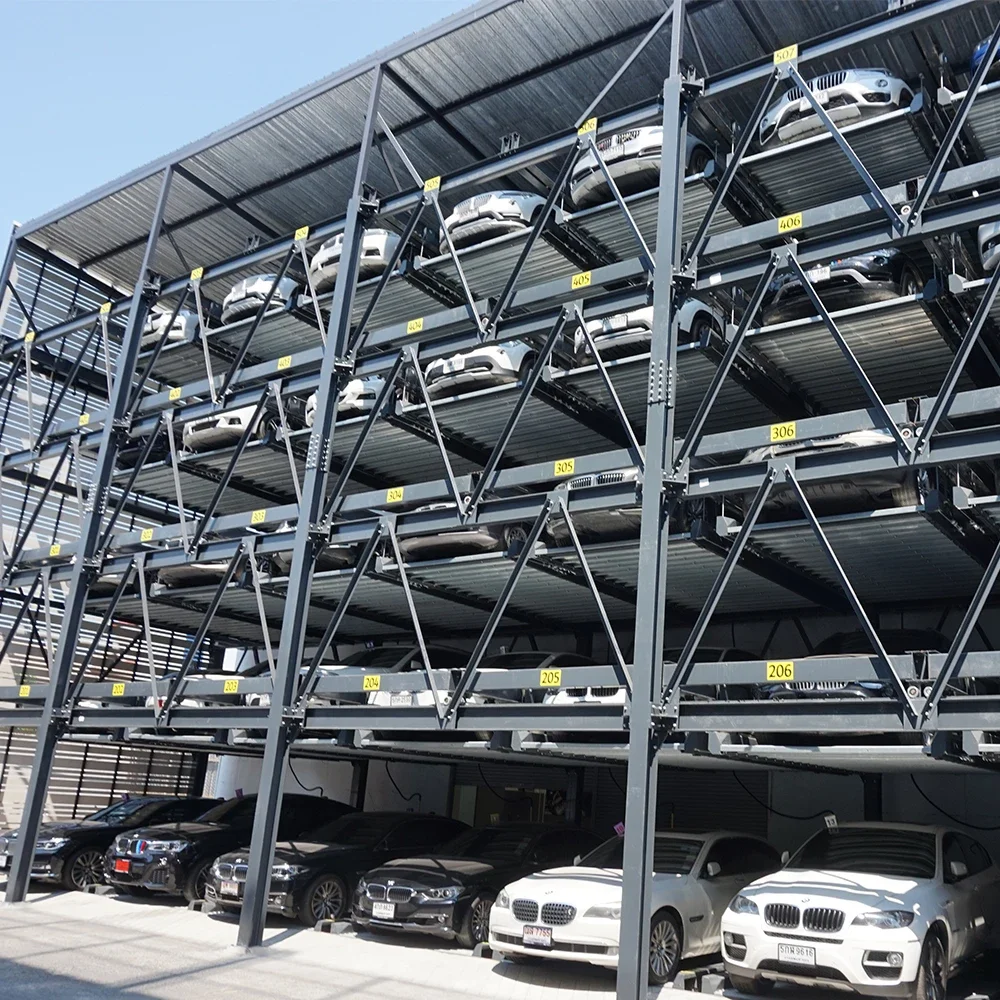 Tabitha четырехэтажная головоломка система парковки для 37 автомобилей с