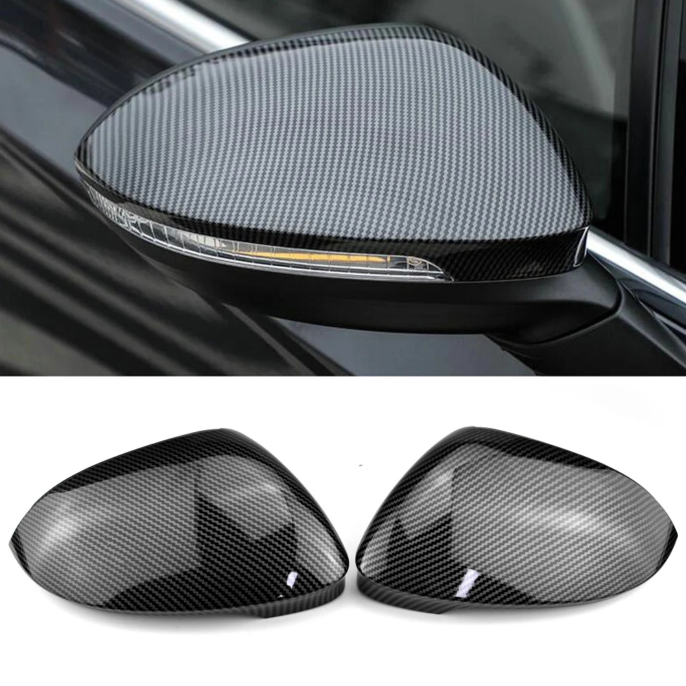 

Gloss Black Rearview Mirror Covers Caps Shell For Volkswagen VW Golf 8 VIII 2020 2021 Car Side Mirror Covers Caps Case ABS