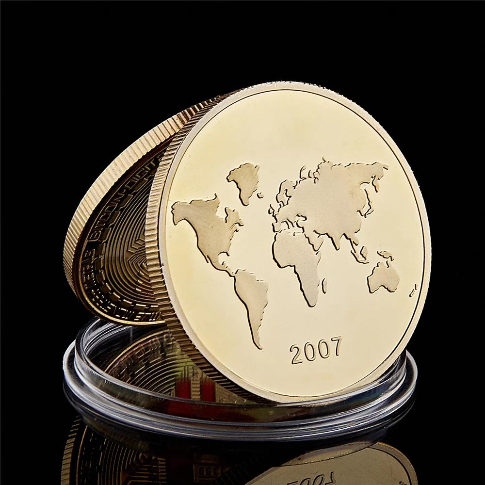 Коллекция 2017 года памятная монета с золотым покрытием из семи мировых волшебных