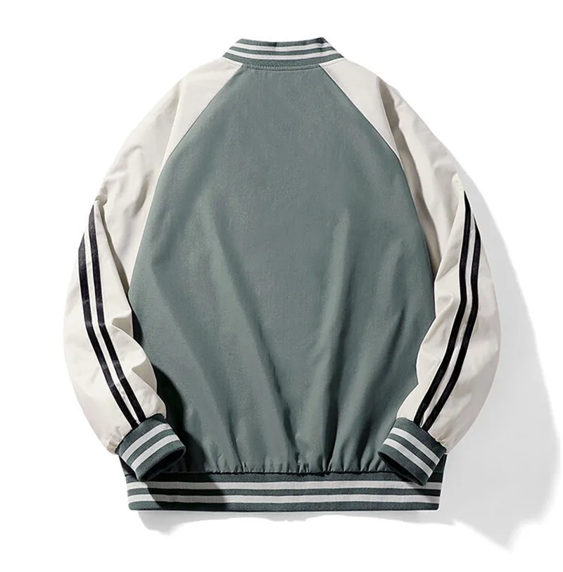 Men's Golf Jacket Autumn and Winter New Fashion Version Trend Warm Round Neck Men's Casual Top Baseball Jacket Golf Malbon