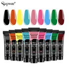 Набор полигеля для ногтей SUPWEE, 15 г, серия чистых цветов, гель для наращивания ногтей, Полупостоянный гель для ногтей для маникюра, полигель для наращивания ногтей