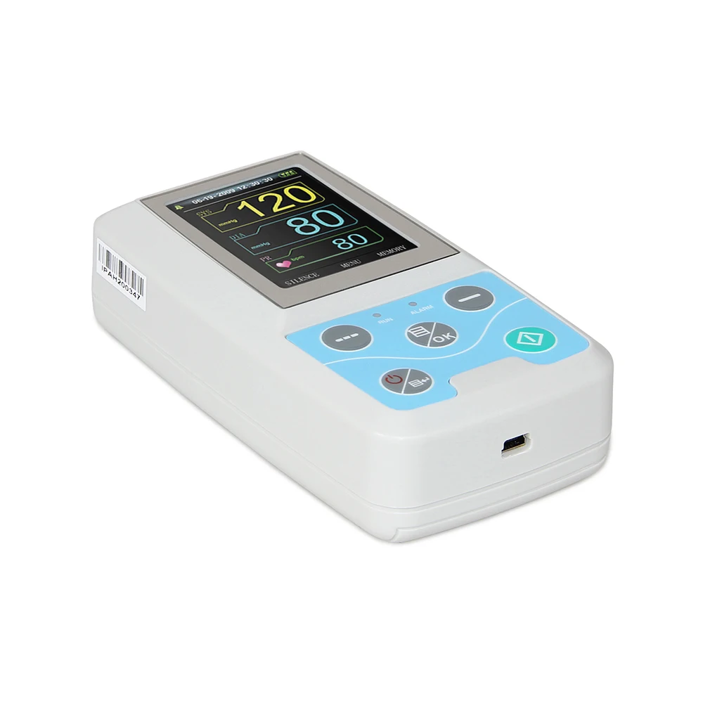 Ambulatory Blood Pressure Monitor 24 Hour Recorder NIBP Holter ECG Mercury Blood Pressure  Monitor enlarge