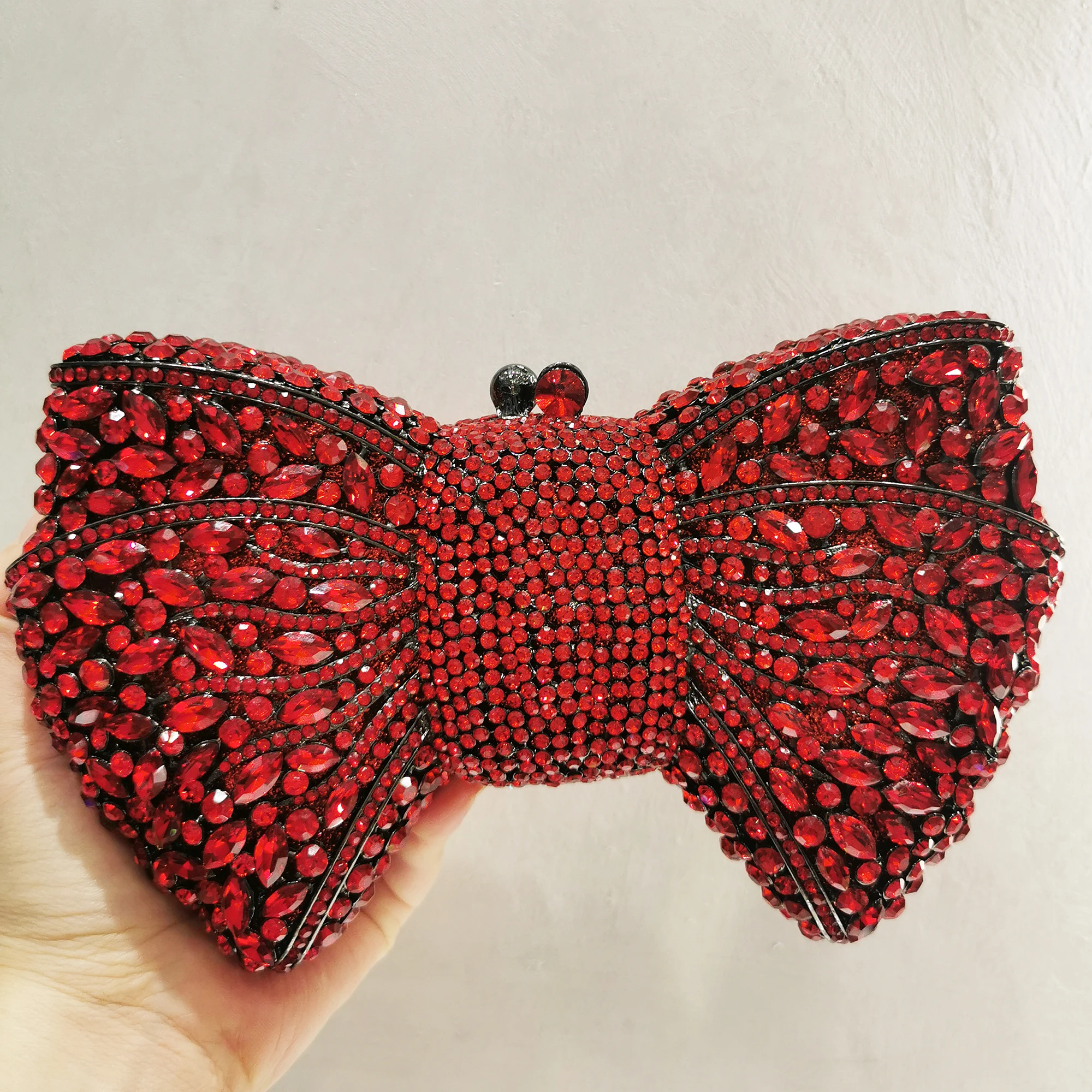 JIAXILI New Elegant Women Evening Party Diamonds Luxury Clutches Vintage Pattern Crystal Purses Bridal Wedding