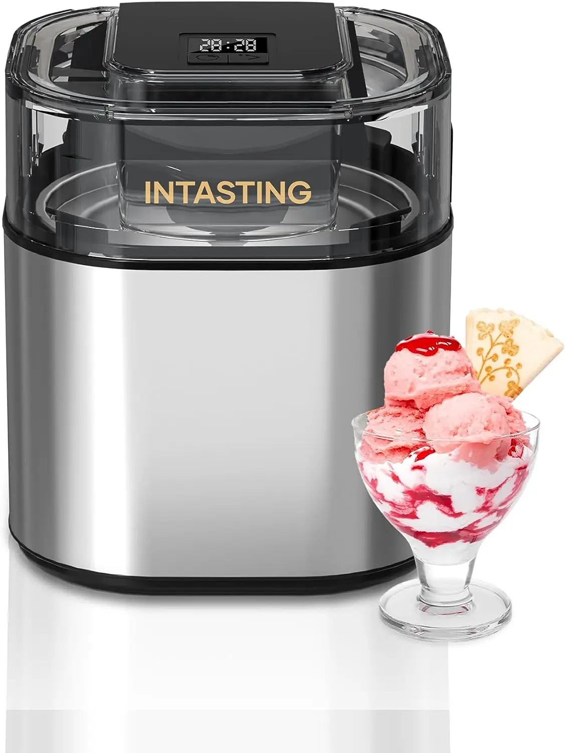 

Изготовитель мороженого, Йогуртница 1.6QT, домашнее мороженое, Gelato