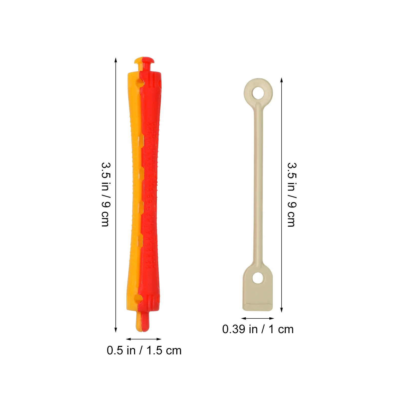 24 шт. полый рулон с резиновой лентой стержни для волос бигуди большие спиральные