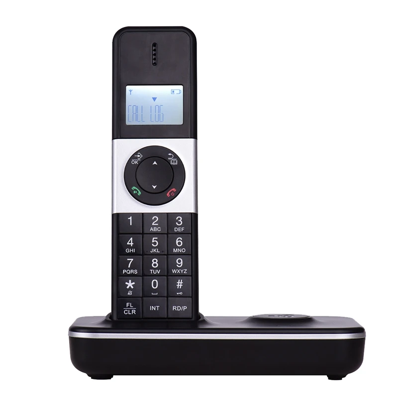 

Digital Cordless Telephone With LCD Display Caller ID Hands-Free Calls Conference Call For Office Home(EU Plug)