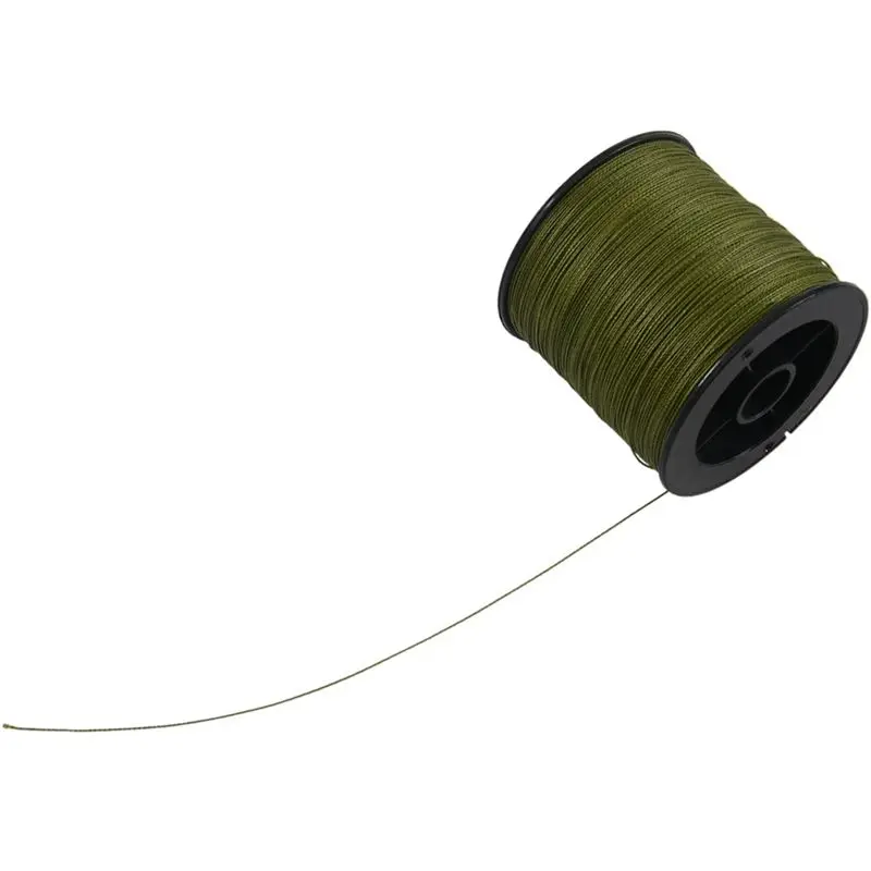 Фото Рыболовная леска BMBY-8Pcs, 500 м, 30 фунтов, 0,26 мм, прочная, плетеная из 4 нитей, зеленая №2